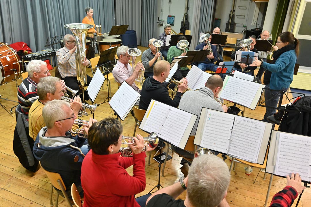 Musikverein Gretzenbach Probe fürs Jahreskonzert 2019