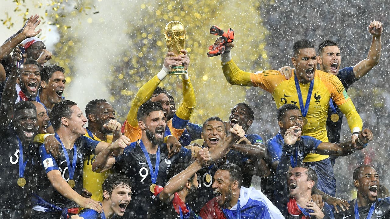 Frankreich feiert seinen WM-Titel.