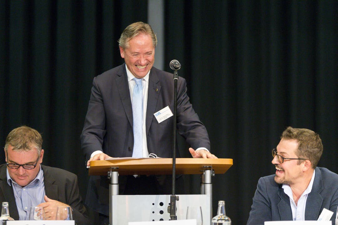 Stefan Schmid (Urdorf), Gregor Biffiger (Präsident) und Thomas Gössi (Birmensdorf).