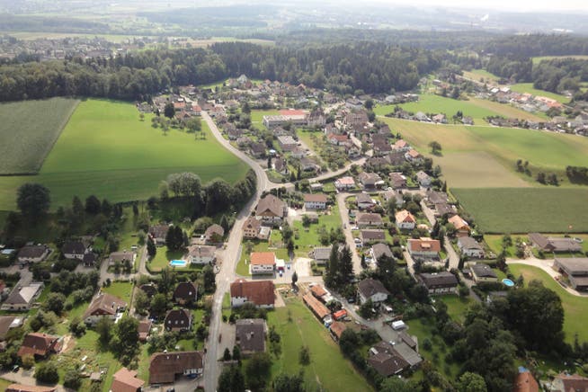 Blick auf die Gemeinde Hubersdorf – die CVP will mitgestalten. (Archiv)