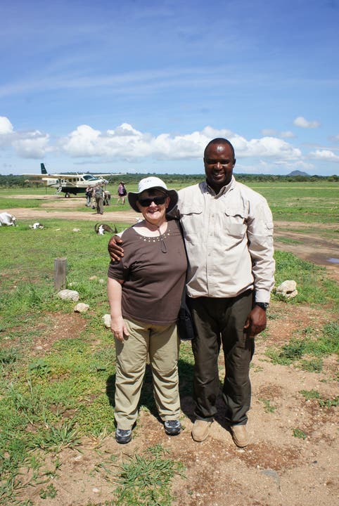 Margreth Haug im Dezember 2017 in Tansania.