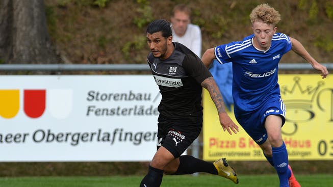 Patrick Riesen (r.) wechselte im Winter vom FC Subingen zum FC Solothurn.