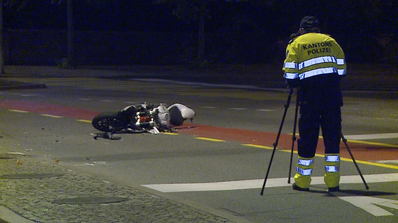 Nach Gerichtsurteil: Die Bilder des tödlichen Unfalls mit Motorradfahrer in Baden