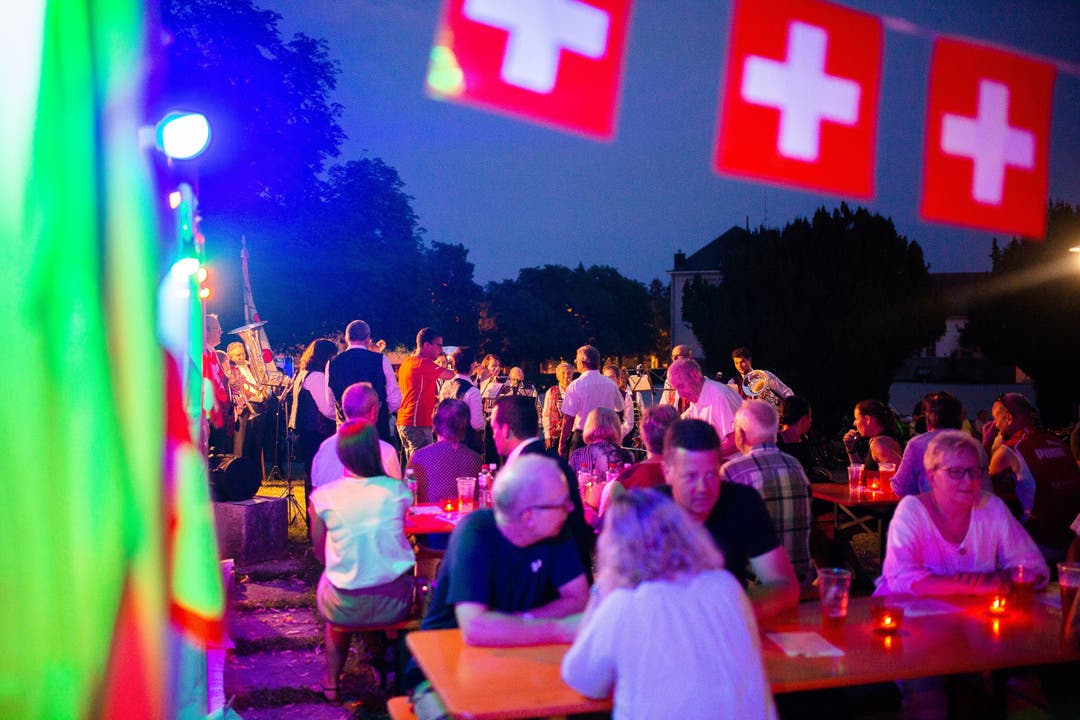  Die 1. August-Feier in der Stadt Solothurn beim Soldatendenkmal.
