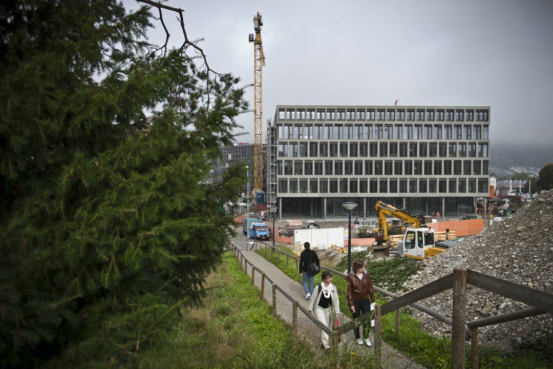 Ohne Titel Bilder der Campus Baustelle in Brugg-Windisch