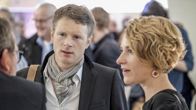 Bald wieder Konkurrenten? Alt Nationalrat Jonas Fricker (links, mit Schal) und Nachfolgerin Irène Kälin (rechts).