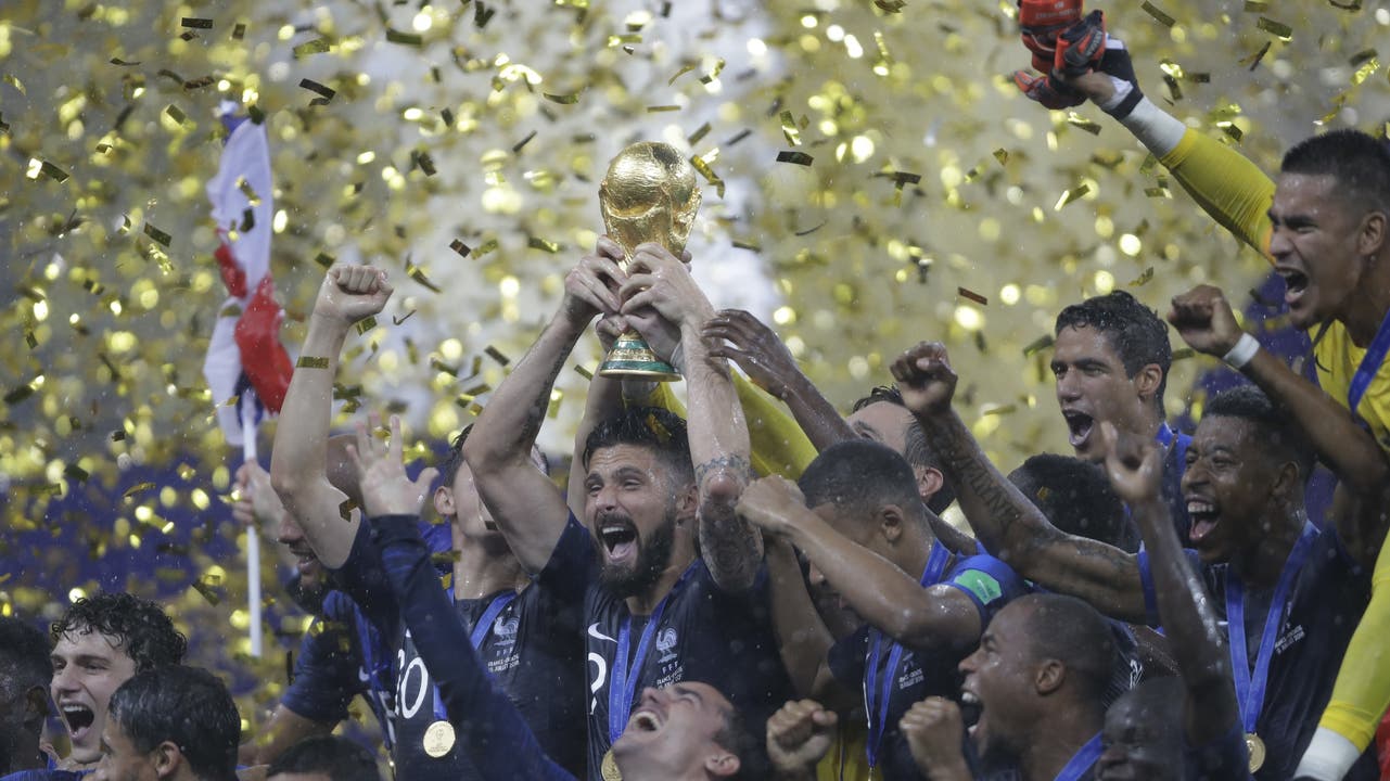 Frankreich feiert seinen WM-Titel.