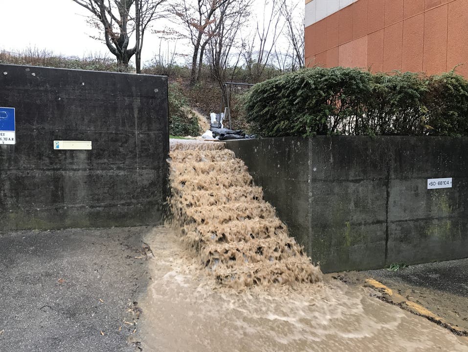 Gleich mehrere Hochwasser suchten den Kanton Solothurn 2018 heim. 22.01 Grenchen