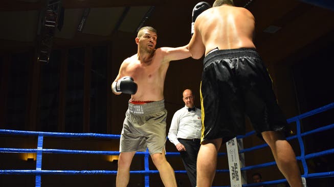 In der zweiten Runde schlug Gjergjaj seinen Gegner K.O.
