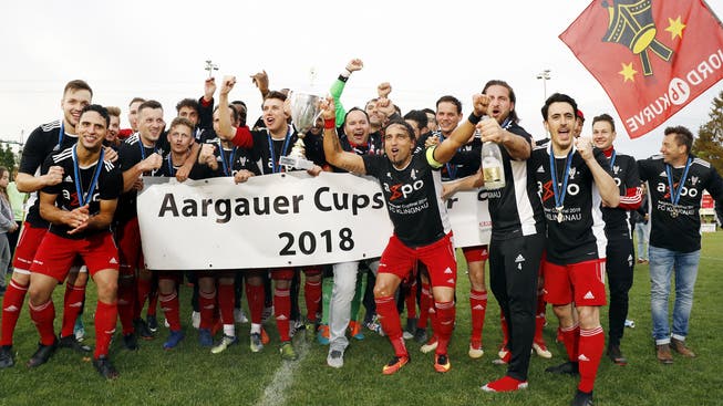 Der FC Klingnau feierte vor einem Jahr den Cupsieg.