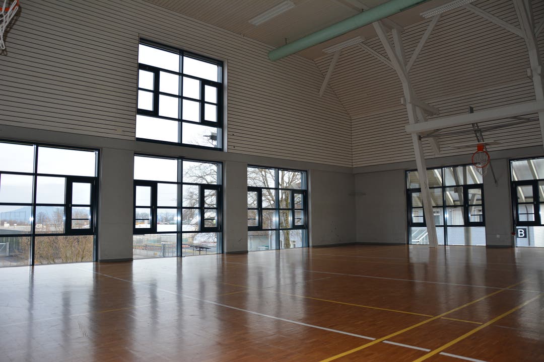  Der Innensportplatz in der JVA Deitingen.