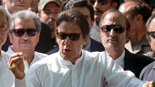 Der pakistanische Oppositionsführer Imran Khan. (Archiv)