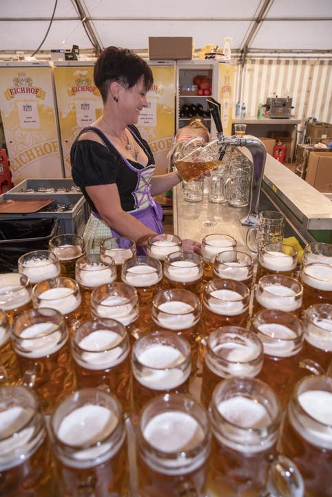 10 000 Liter Bier werden an den vier Tagen ausgeschenkt.