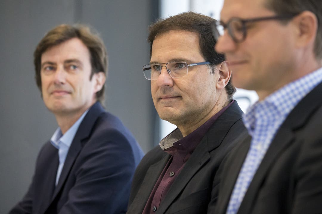 Am Vortag hatten sich die vier Gründer in Basel mit Investoren getroffen.