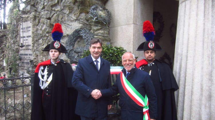 Grenchner Delegation reiste nach Genua, um Revolutionär Mazzini zu ehren