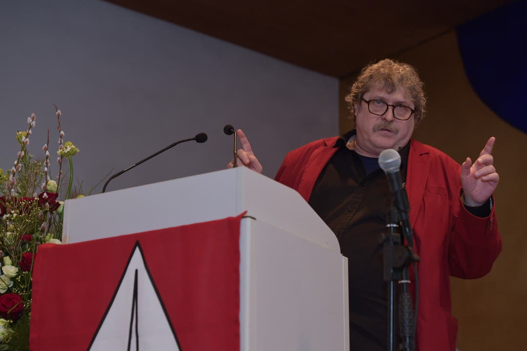 Kulturpreisverleihung 2019 André Weyermann, Präsident Kulturkommission und Moderation.
