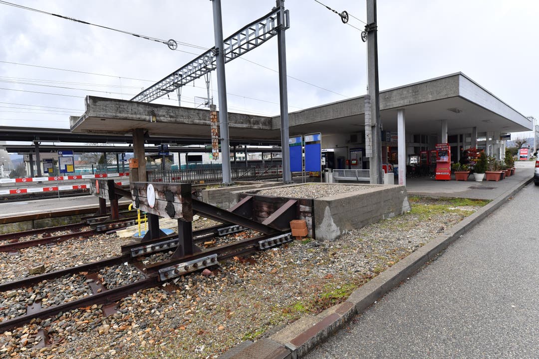  Seit längerem ist der Bahnhof Däniken im Umbau. Nun gehen die Arbeiten in die letzte Phase.