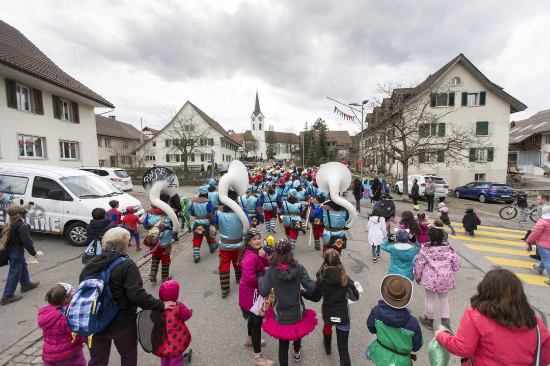 Kinderfasnacht in Ehrendingen aufgenommen am 4. März 2019.