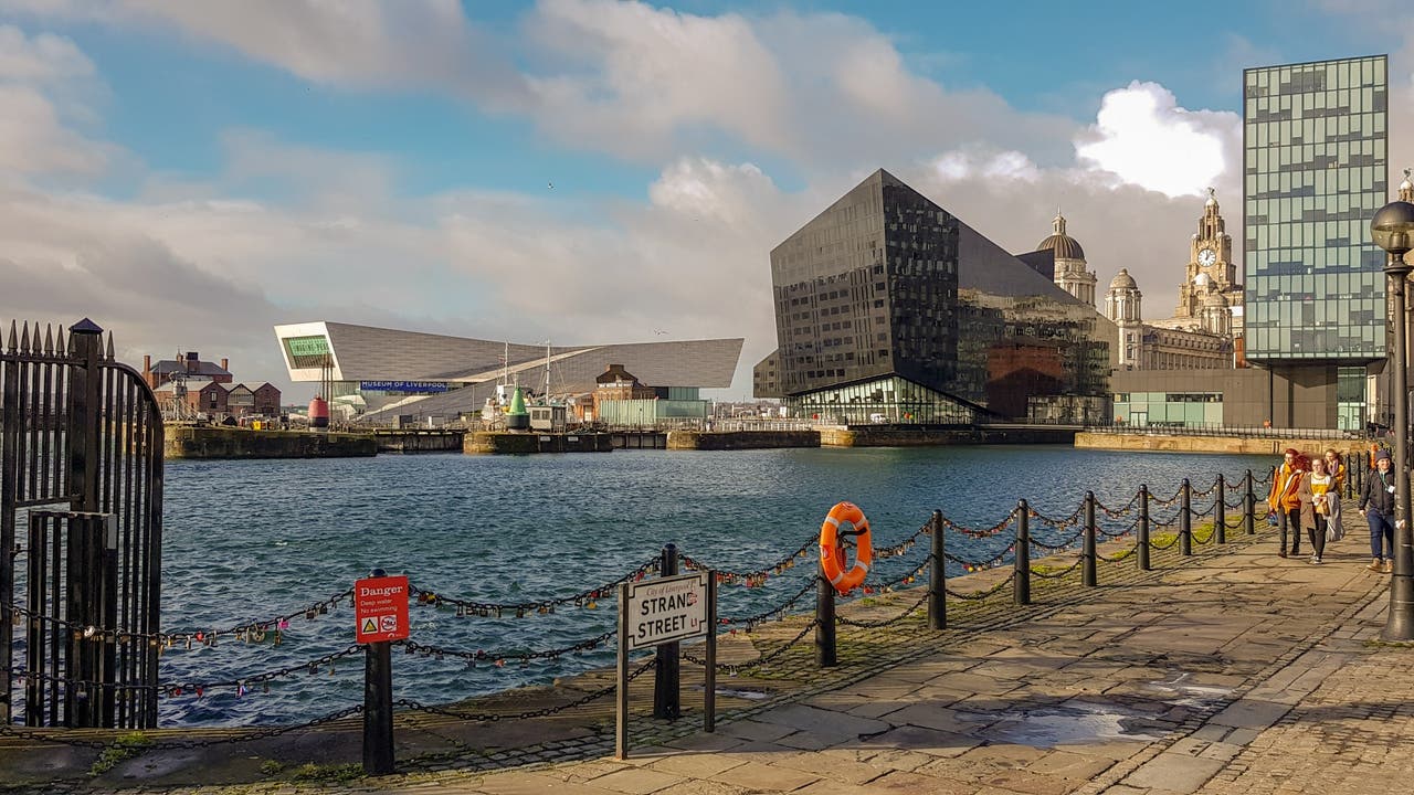 Die Hafengegend von Liverpool ist heute eine der Touristenattraktionen der Stadt.