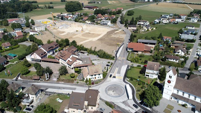 Das Dorfzentrum in Obergösgen.