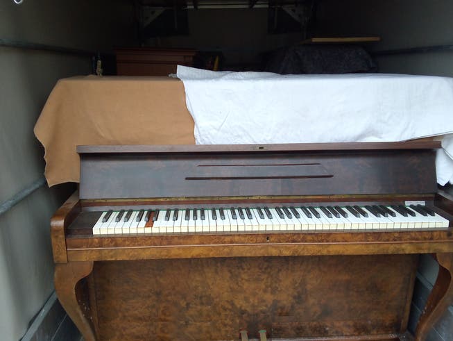 Eines der 21 geschmuggelten Klaviere, die am Zoll in Rheinheim entdeckt wurden.