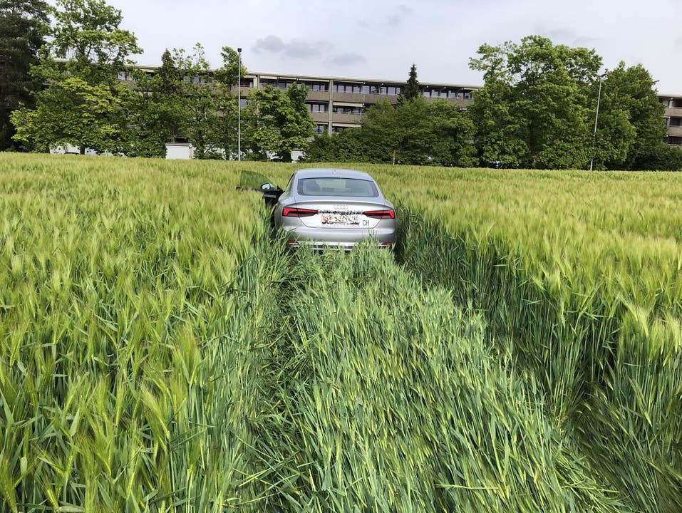 Arisdorf BL/Rheinfelden AG, 18. Mai: Auf der Autobahn A2 kam es zu einer Verfolgungsfahrt. Der Flüchtende war alkoholisiert und landete schliesslich in einem Gerstenfeld.