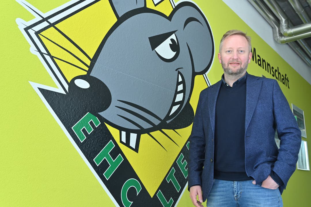 Bei der Powermaus: Der neue EHCO-trainer Fredrik Söderström