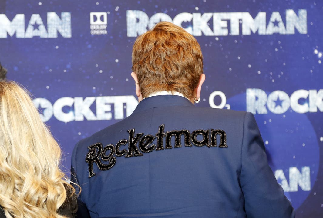 Elton John an der Premiere des Films "Rocket Man".