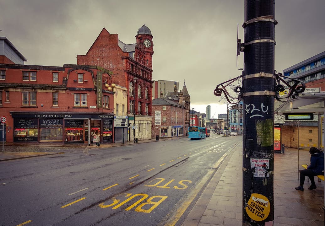 Die roten Ziegelsteine gehören auch in Liverpool zu den prägenden Stadtmerkmalen.