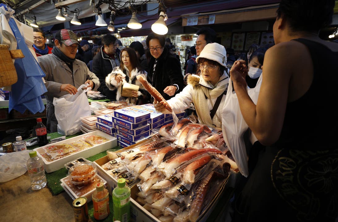 Food-Shopping in Tokio: Die letzten Vorbereitungen in Japans Hauptstadt laufen.