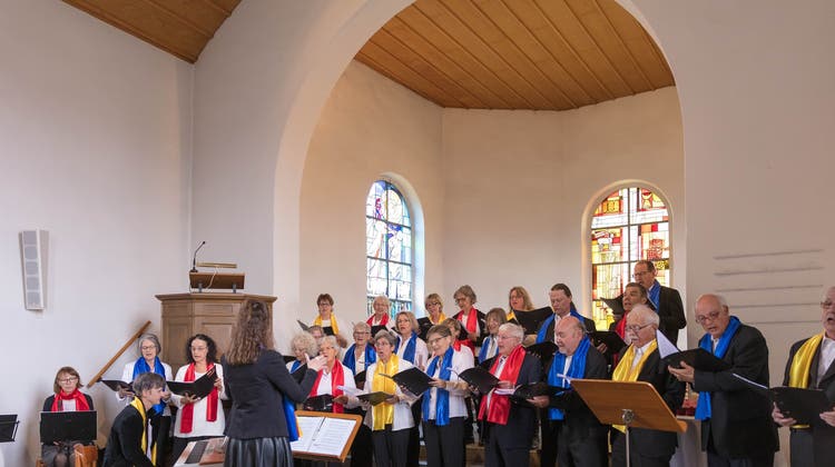 Konzert des chor.02 vom 7. April in der Kirche Umiken zum Thema " Das klinget so herrlich!"