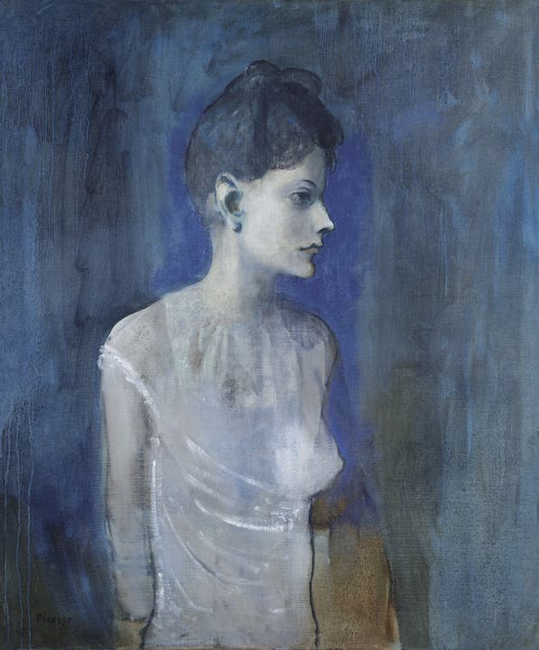 Pablo Picasso; «Jeune femme en chemise» (1905)