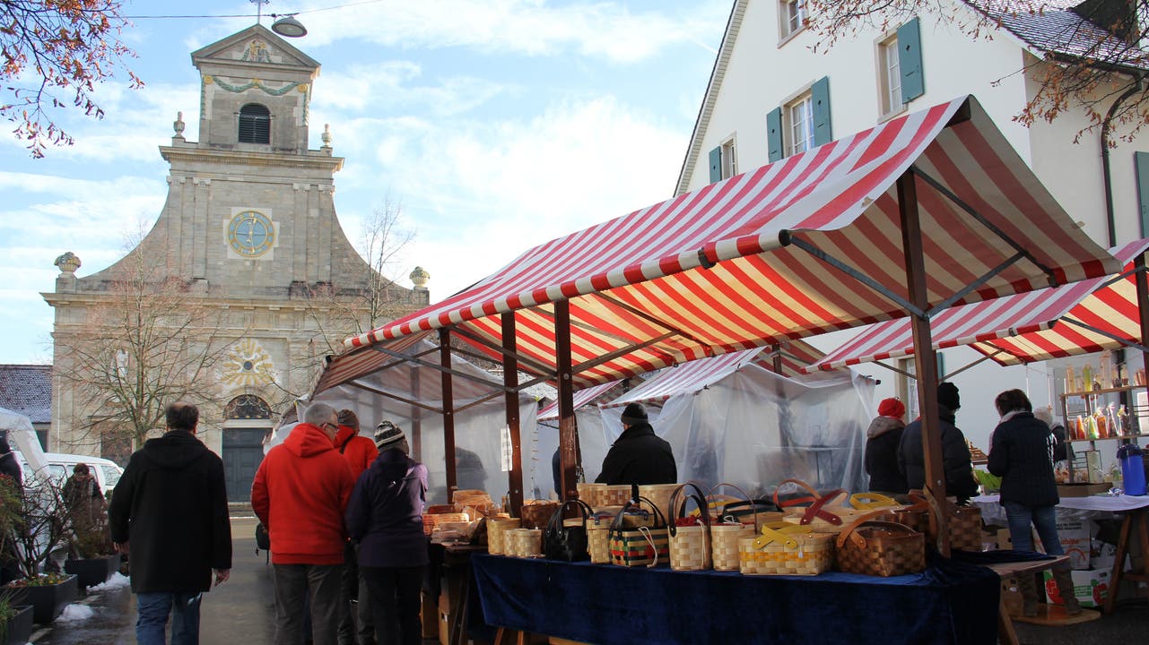 Der Adventsmarkt des Klosters Mariastein.