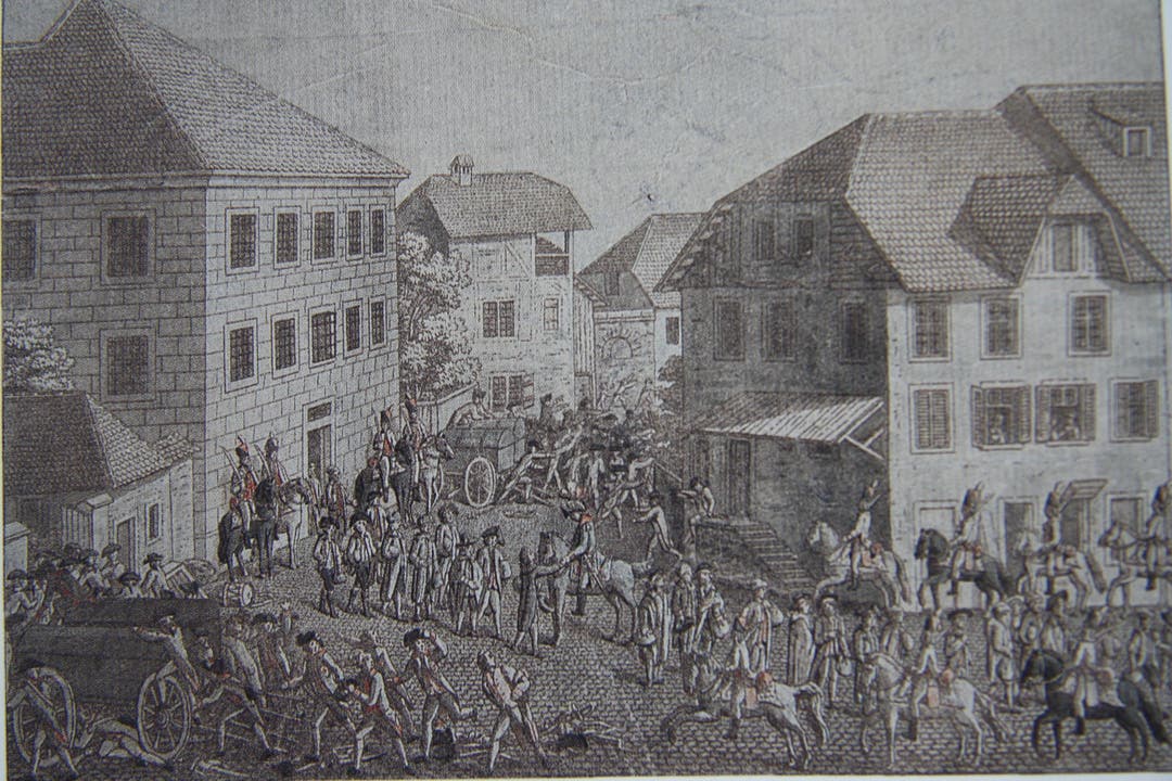  1798 wurden die Patrioten durch die Franzosen von der Lynchjustiz der Solothurner bewahrt.