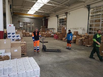 2x Weihnachten – insgesamt werden mehr als 11 Tonnen Ware an die Bedürftigen im Kanton Solothurn verteilt.