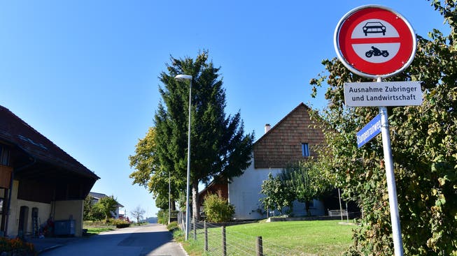 Seit fünf Jahren ist der Stumpenrainweg zwischen Neuendorf und Niederbuchsiten mit einem Fahrverbot belegt.