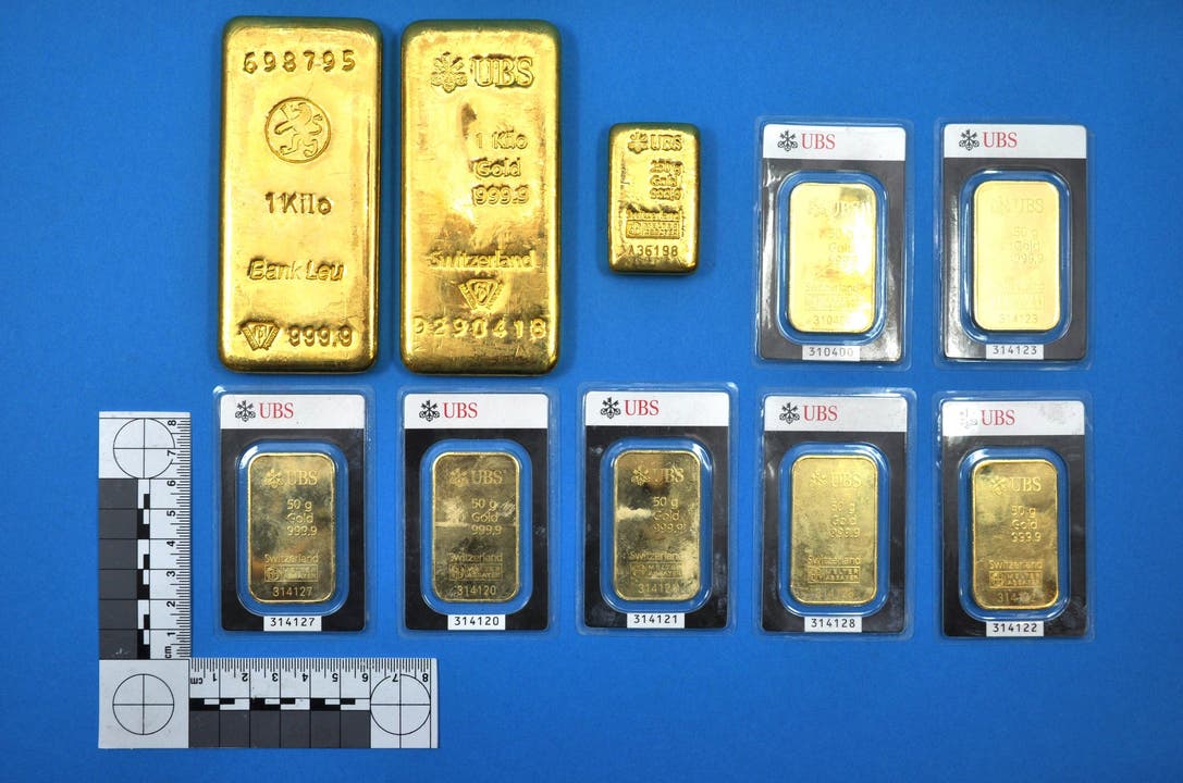 Für Schlagzeilen sorgte im Sommer 2012 der Goldfund von Klingnau. Diese 10 Goldbarren (2,6 Kilogramm) fanden zwei Gemeindearbeiter eines Morgens.