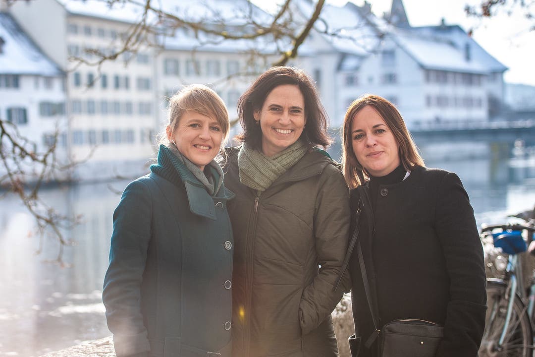 Starkes Frauen-Team an den Filmtagen: Seraina Rohrer, Veronika Roos und Jacqueline Grütter