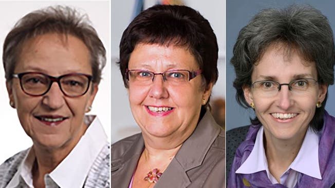 Kesd Bezirk Bremgarten: Rosmarie Schneider, Heidi Hegglin und Cornelia Stutz.