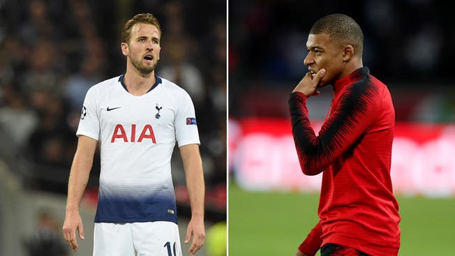 Sind die Topstars Harry Kane und Kylian Mbappé im Achtelfinal der Champions League noch mit dabei?