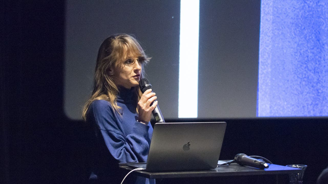 Seraina Rohrer - Direktorin der Filmtage anlässlich der Medienkonferenz für die Ausgabe 2019.