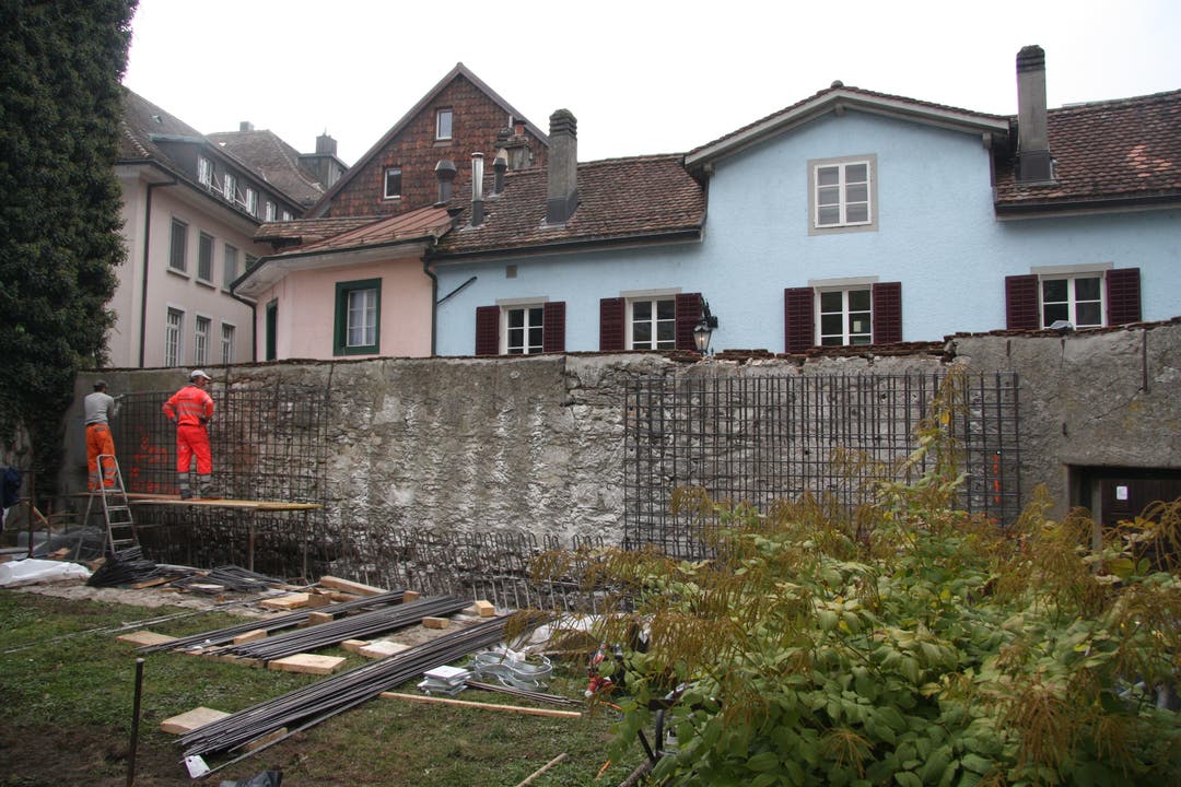  Im ehemaligen Untersuchungsgefängnis in Solothurn muss die Hofmauer wegen Einsturzgefahr saniert werden.
