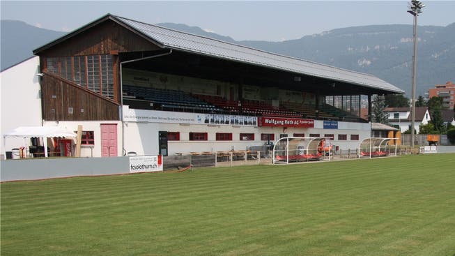 Läuft alles nach Plan, dürfen sich die Fussballer des FC Solothurn Anfang Mai über neue Garderoben freuen. (Archivbild)