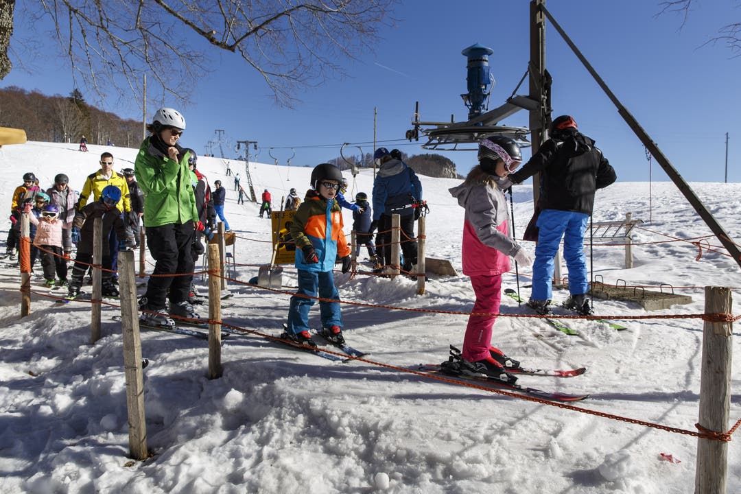 Skifahren auf dem Balmberg am Wochenende vom 16. und 17. Februar 2019