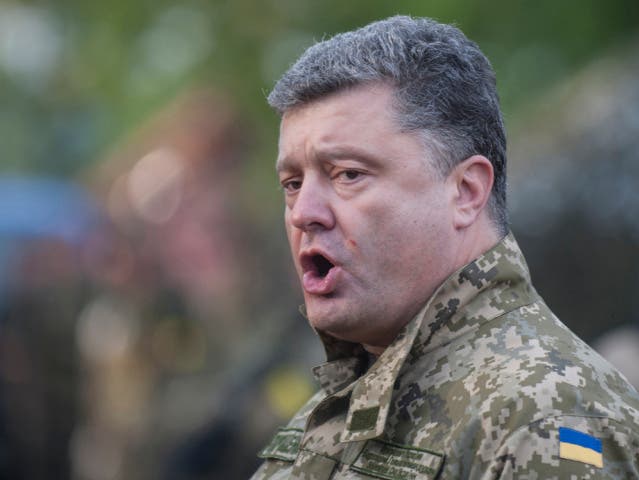 Aufruf an den Westen: Ukraines Präsident Petro Poroschenko (Archiv)