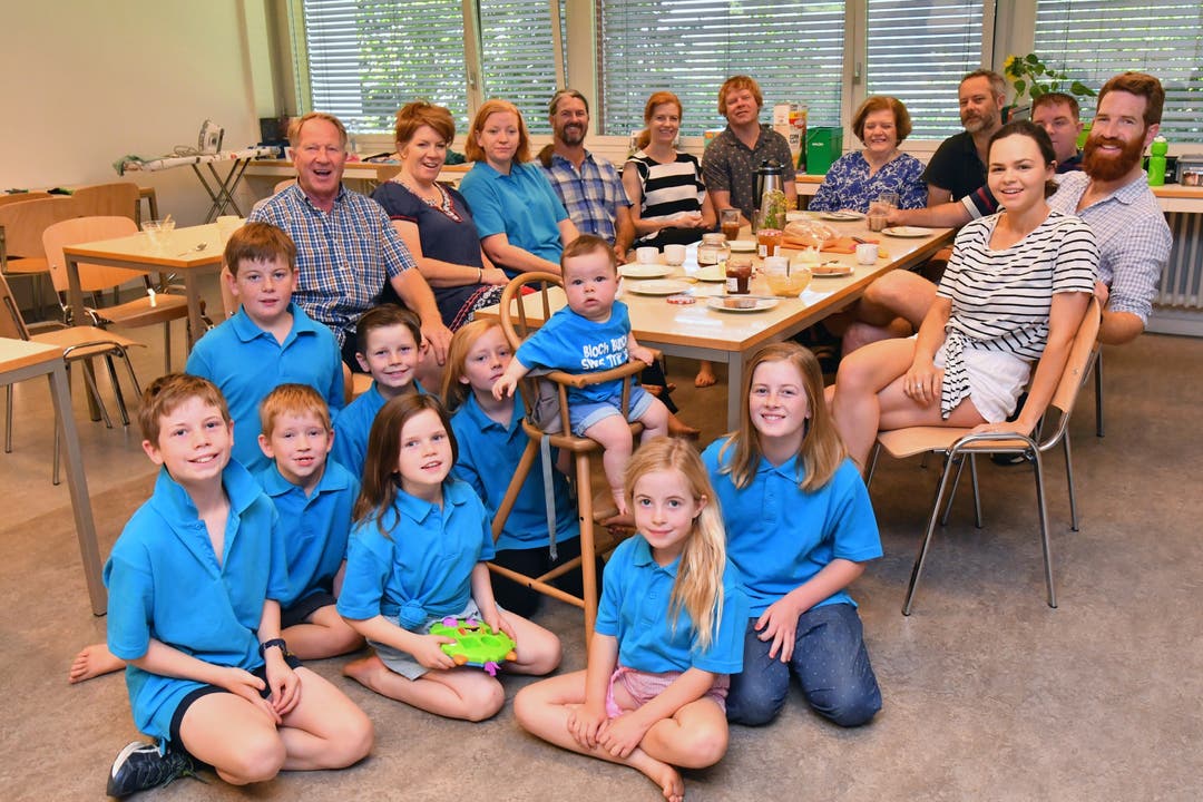 Die Familie Bloch aus Australien im Ferienhaus Reckholder in Mümliswil