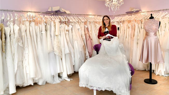 «Für mich hat sich mit dem Brautmodeladen ein Kindheitstraum erfüllt», sagt Tanja Hiltbrunner, Geschäftsführerin des Ladens LaiTa in Trimbach.