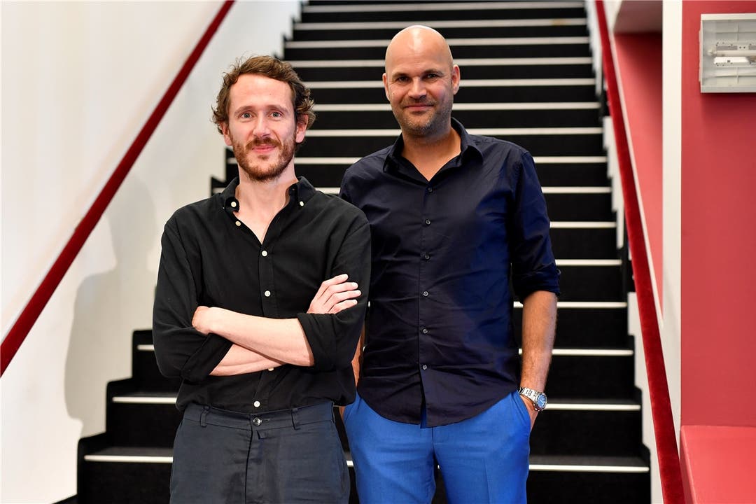 Die neuen Intendanten am Zürcher Schauspielhaus: Benjamin von Blomberg (links) und Nicolas Stemann. Keystone