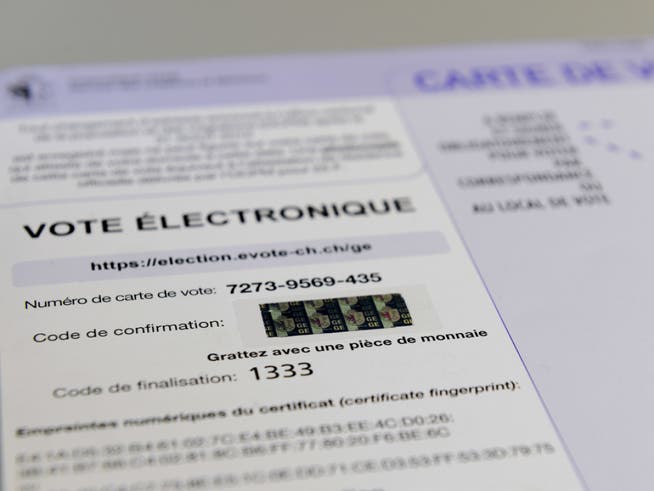 Der Kanton Genf stellt sein E-Voting-System auf Ende Februar 2020 ein. Die Entscheidung wurde nach Angaben des Staatsrats aus finanziellen Gründen getroffen und nicht wegen Sicherheitsproblemen. (Archiv)