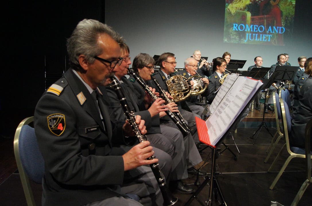 Konzert des Blasorchester Militärspiel Baden Am 7. April spielte das Militärspiel Baden in der Trafohalle sein Jahreskonzert.